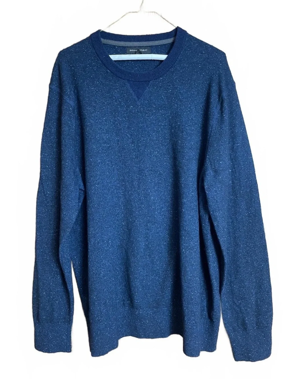 Banana Republic wool/silk blend V neck sweater XL